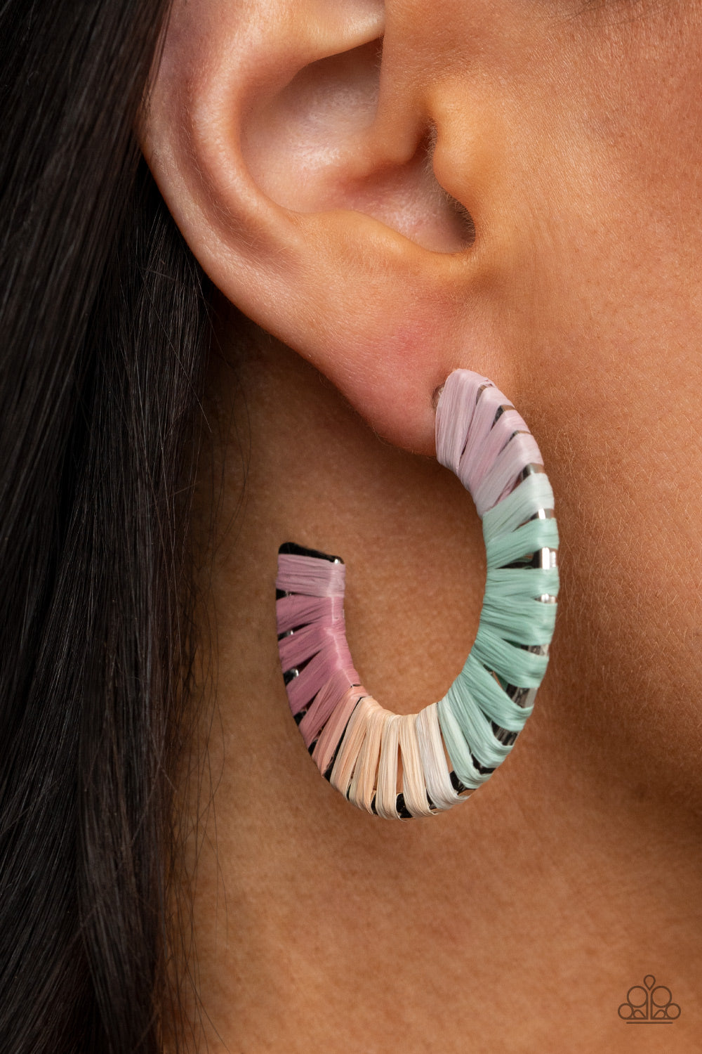 A Chance of RAINBOWS - Multi Earrings- Paparazzi Accessories - Paparazzi Accessories 