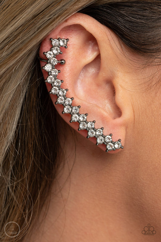 Let There Be LIGHTNING - Black Ear Crawler- Paparazzi Accessories - Paparazzi Accessories 