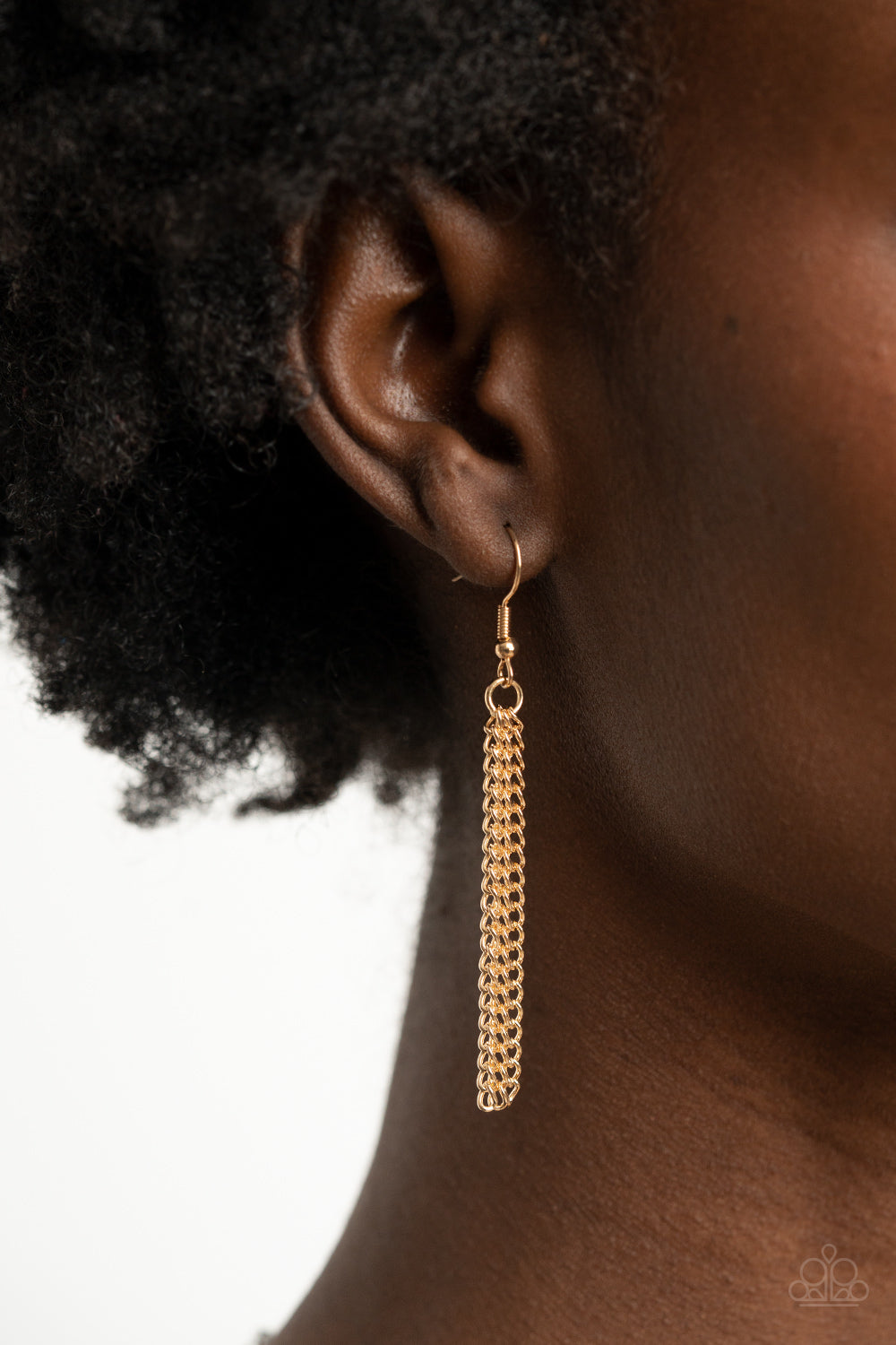 Metallic Merger - Gold Necklace - Paparazzi Accessories - Paparazzi Accessories 