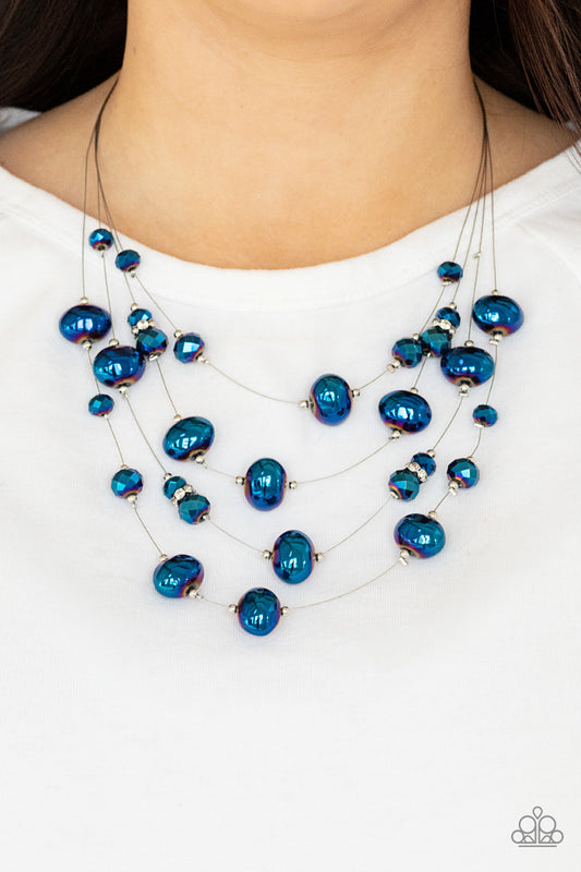 Cosmic Real Estate - Blue -  Paparazzi Accessories - Paparazzi Accessories 