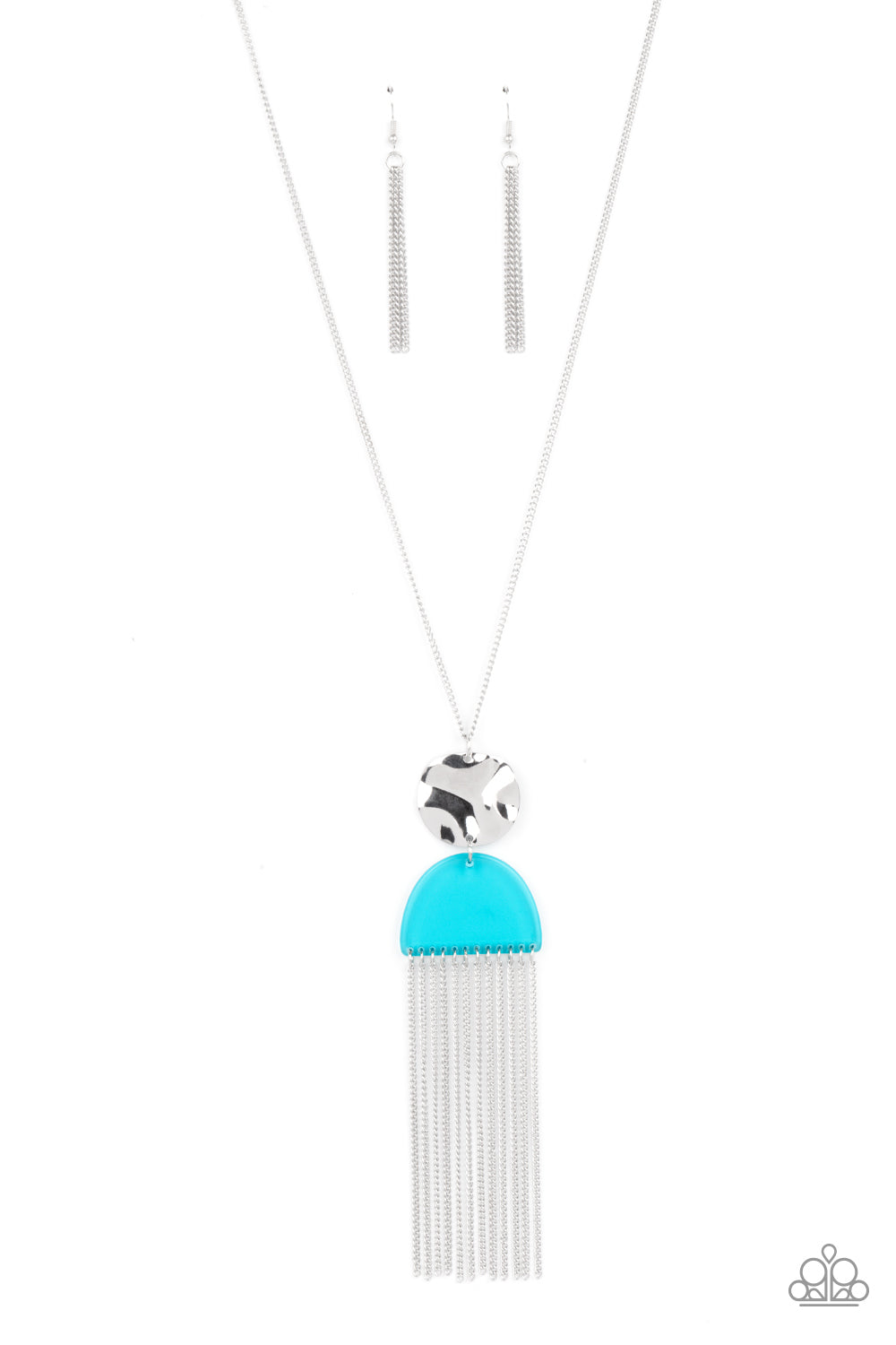 Color Me Neon - Blue Necklace - Paparazzi Accessories - Paparazzi Accessories 