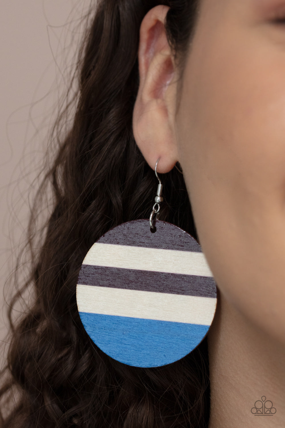 Yacht Party - Blue Earrings - Paparazzi Accessories 