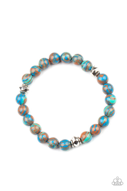 Awakened - Blue Bracelet -  Paparazzi Accessories - Paparazzi Accessories 