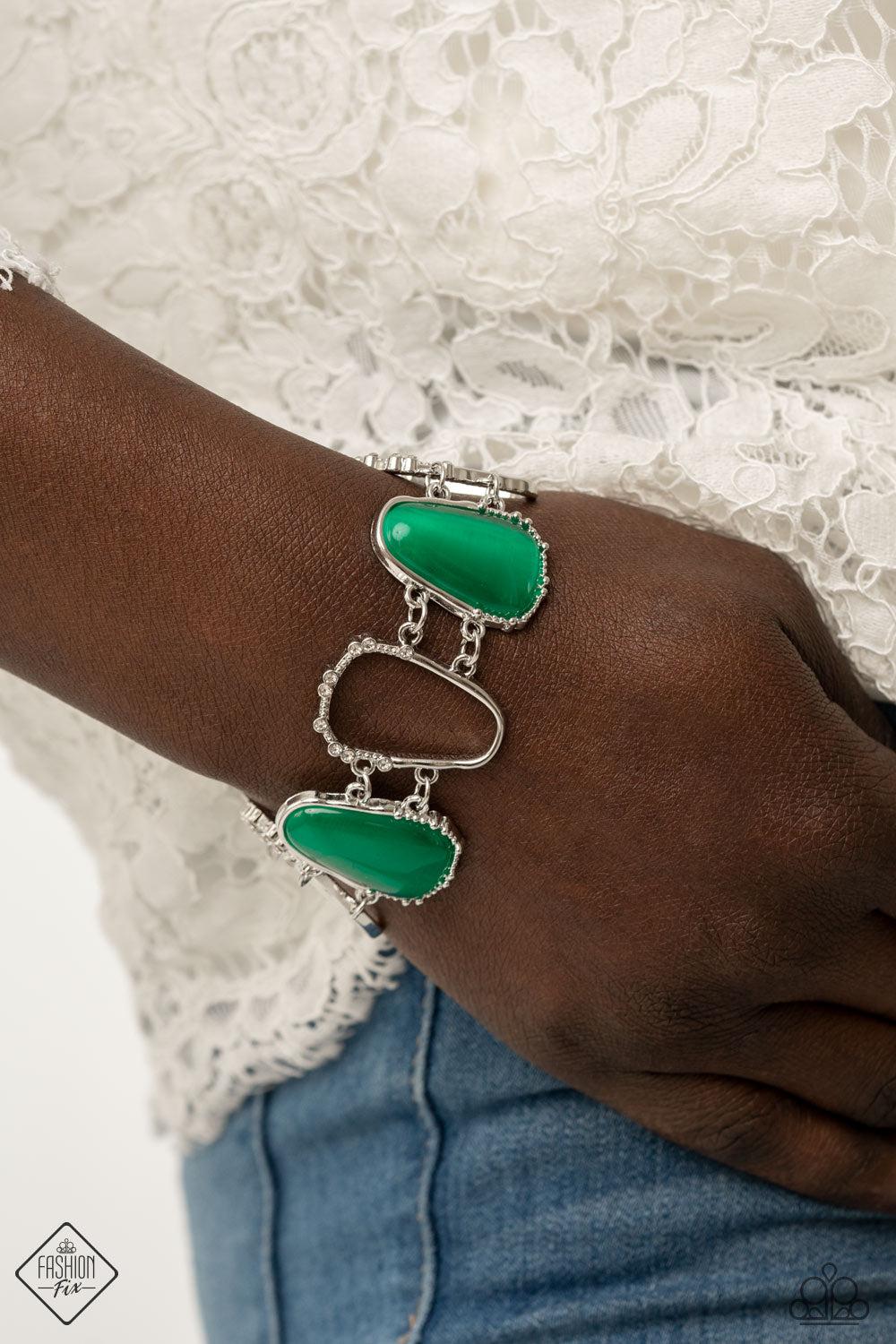 Yacht Club Couture - Green - Paparazzi Accessories 