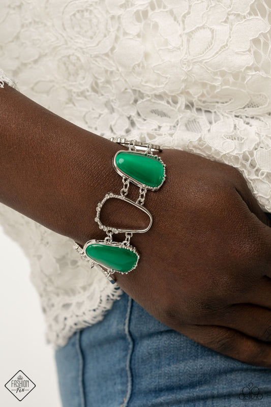 Yacht Club Couture - Green - Paparazzi Accessories 