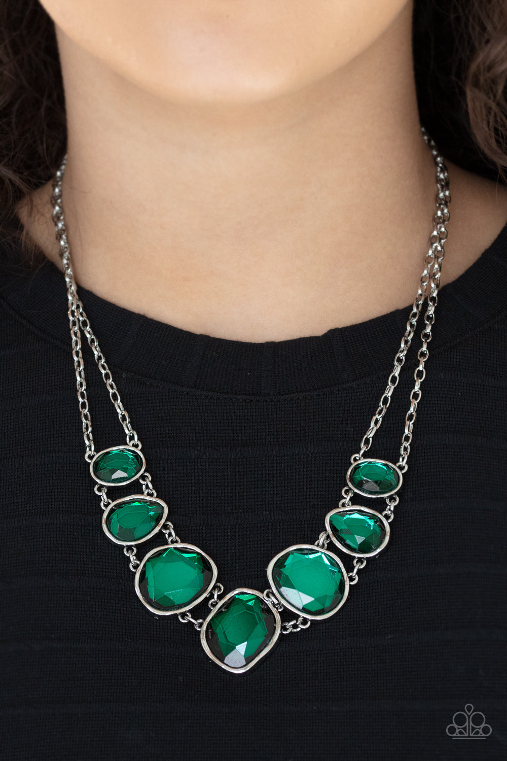 Absolute Admiration - Green Necklace - Paparazzi Accessories - Paparazzi Accessories 