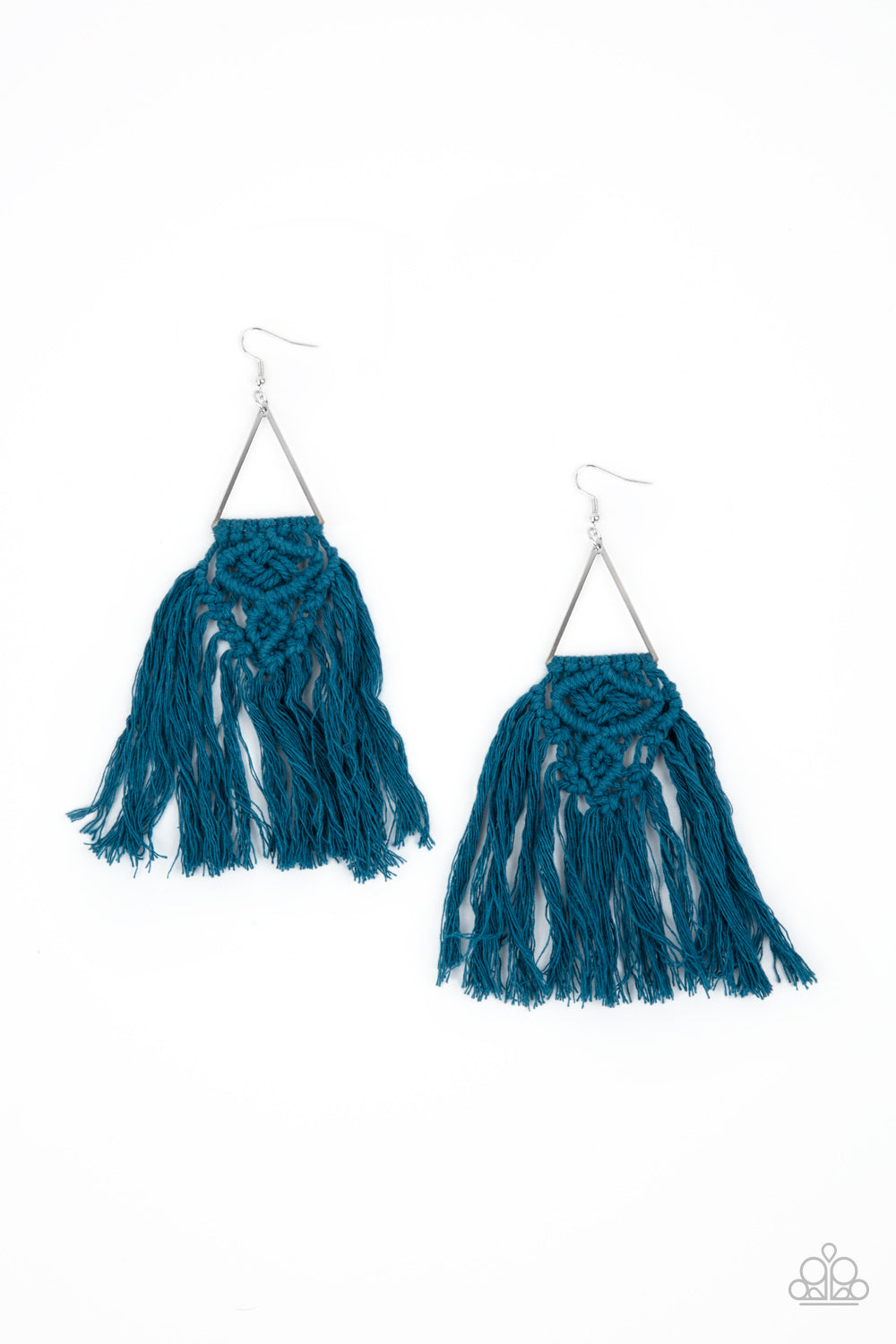 Modern Day Macrame - Blue  - Paparazzi Accessories - Paparazzi Accessories 
