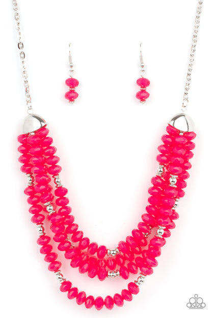 Best POSH-ible Taste - Pink Necklace - Paparazzi Accessories - Paparazzi Accessories 