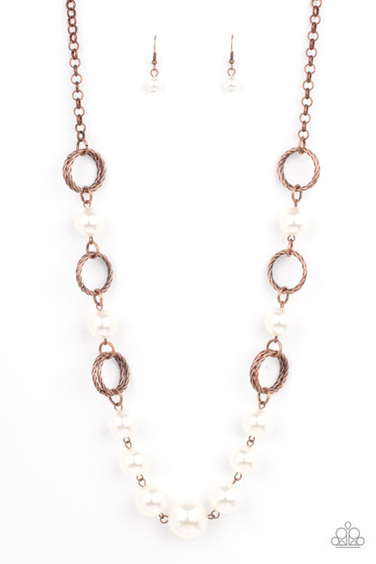 COUNTESS Me In - Copper Necklace  - Paparazzi Accessories - Paparazzi Accessories 