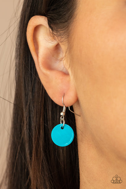Tidal Tassels - Blue Necklace - Paparazzi Accessories - Paparazzi Accessories 