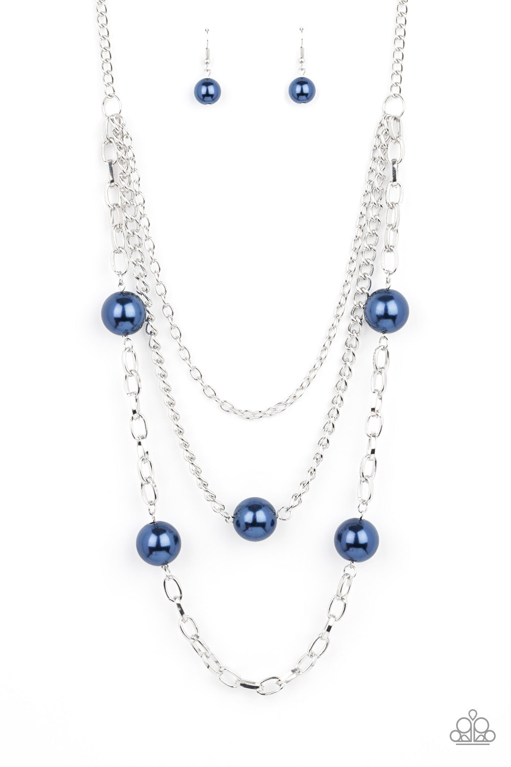 Thanks For The Compliment - Blue Necklace - Paparazzi Accessories 