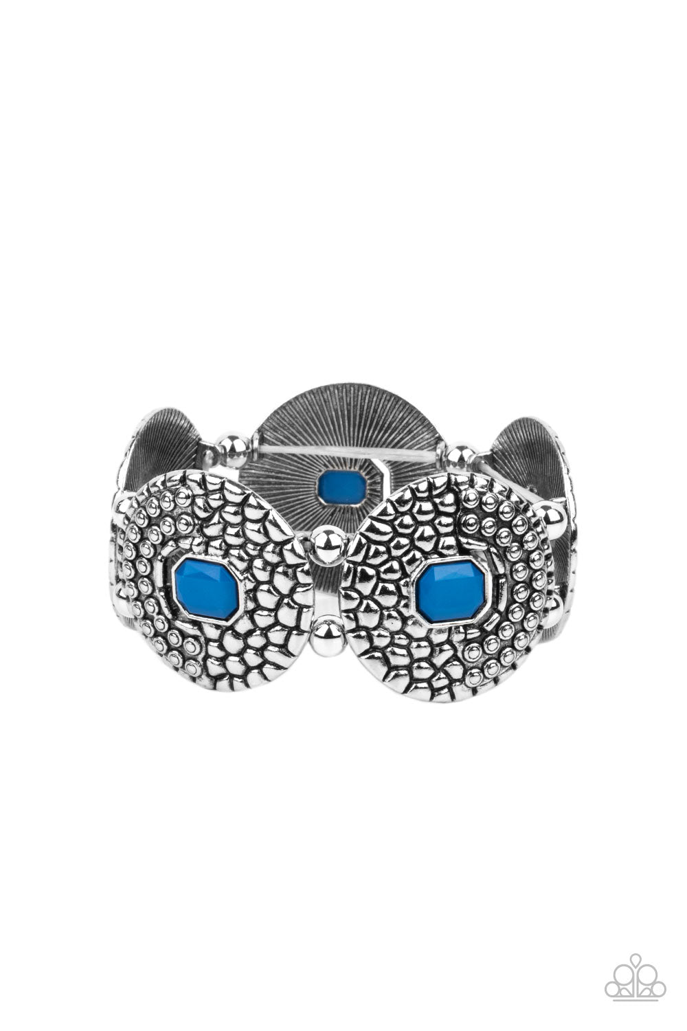Prismatic Prowl - Blue Bracelet- Paparazzi Accessories - Paparazzi Accessories 