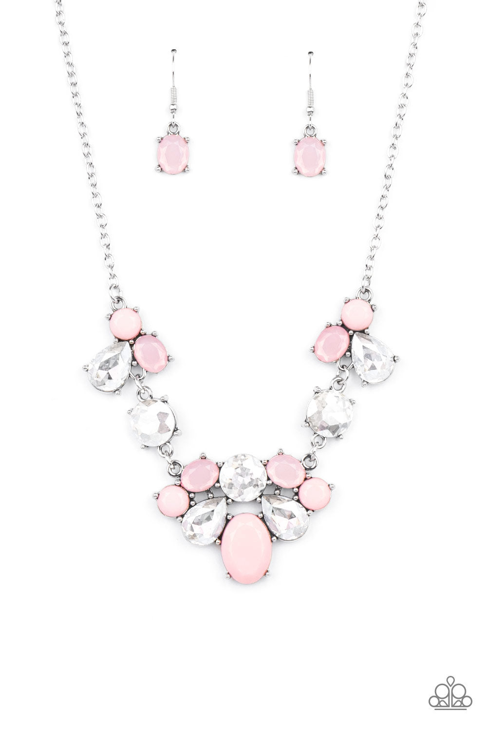 Ethereal Romance - Pink Necklace -Paparazzi Accessories - Paparazzi Accessories 