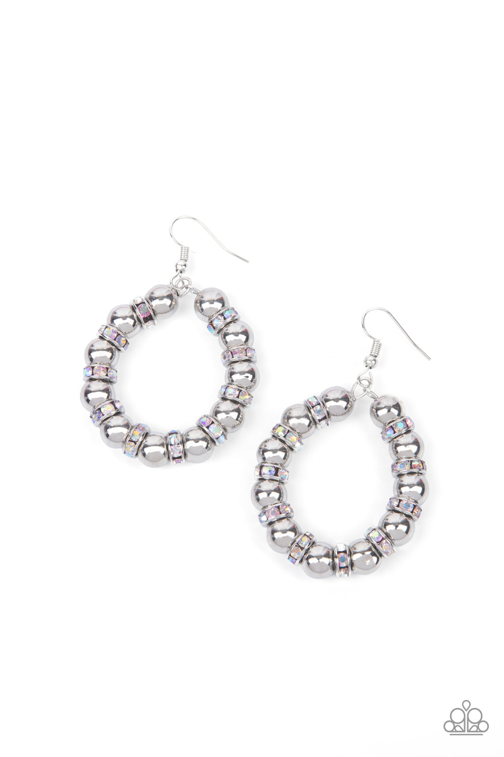 Cosmic Halo - Multi Earrings - Paparazzi Accessories - Paparazzi Accessories 