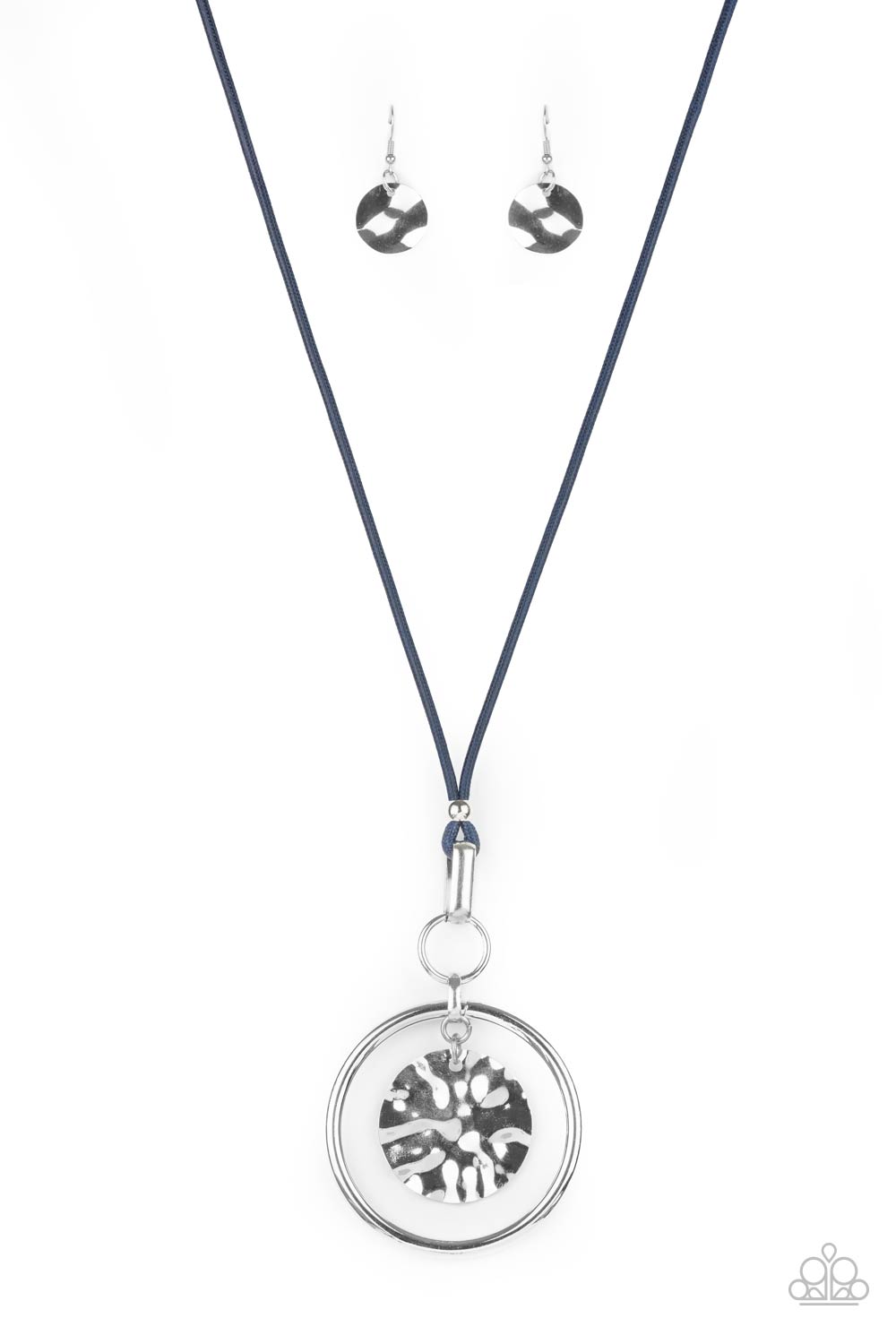 CORD-inated Effort - Blue Necklace - Paparazzi Accessories 