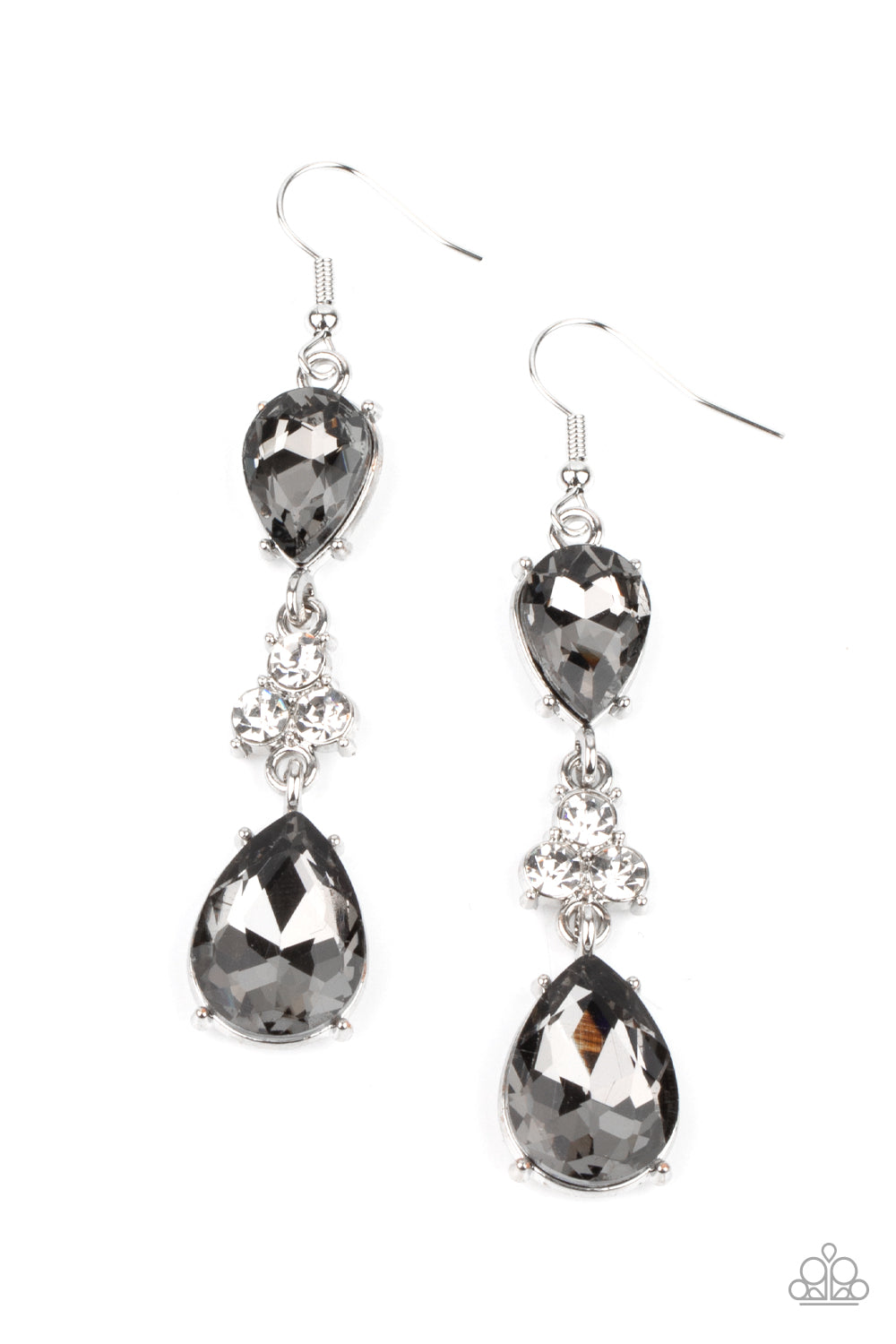 Once Upon a Twinkle - Silver Earrings - Paparazzi Accessories - Paparazzi Accessories 