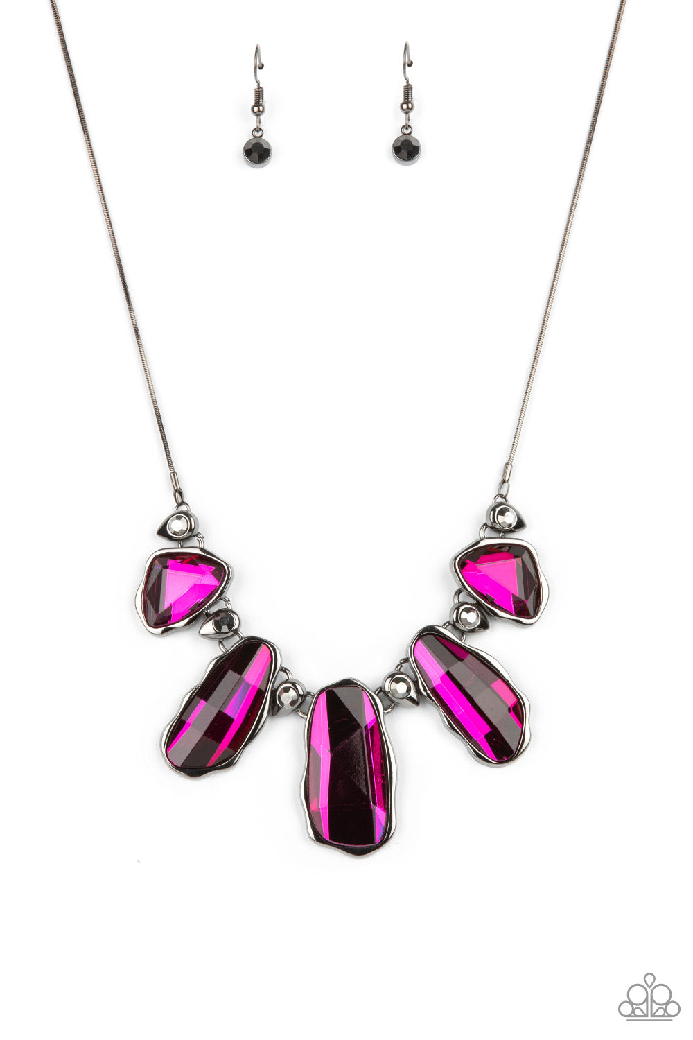 Cosmic Cocktail - Pink Necklace  - Paparazzi Accessories - Paparazzi Accessories 