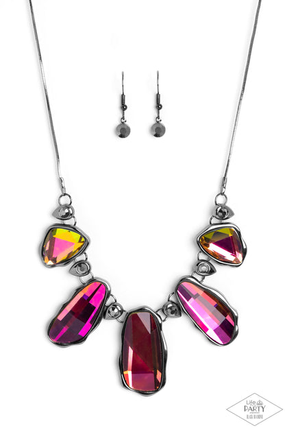 Cosmic Cocktail - Multi Necklace - Paparazzi Accessories