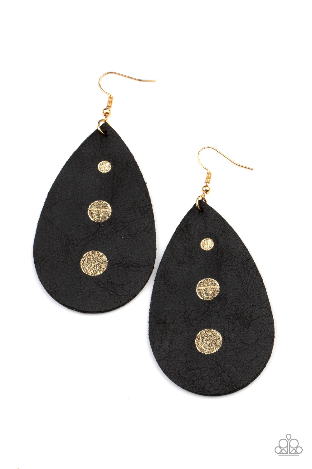 Rustic Torrent - Black Earrings - Paparazzi Accessories - Paparazzi Accessories 