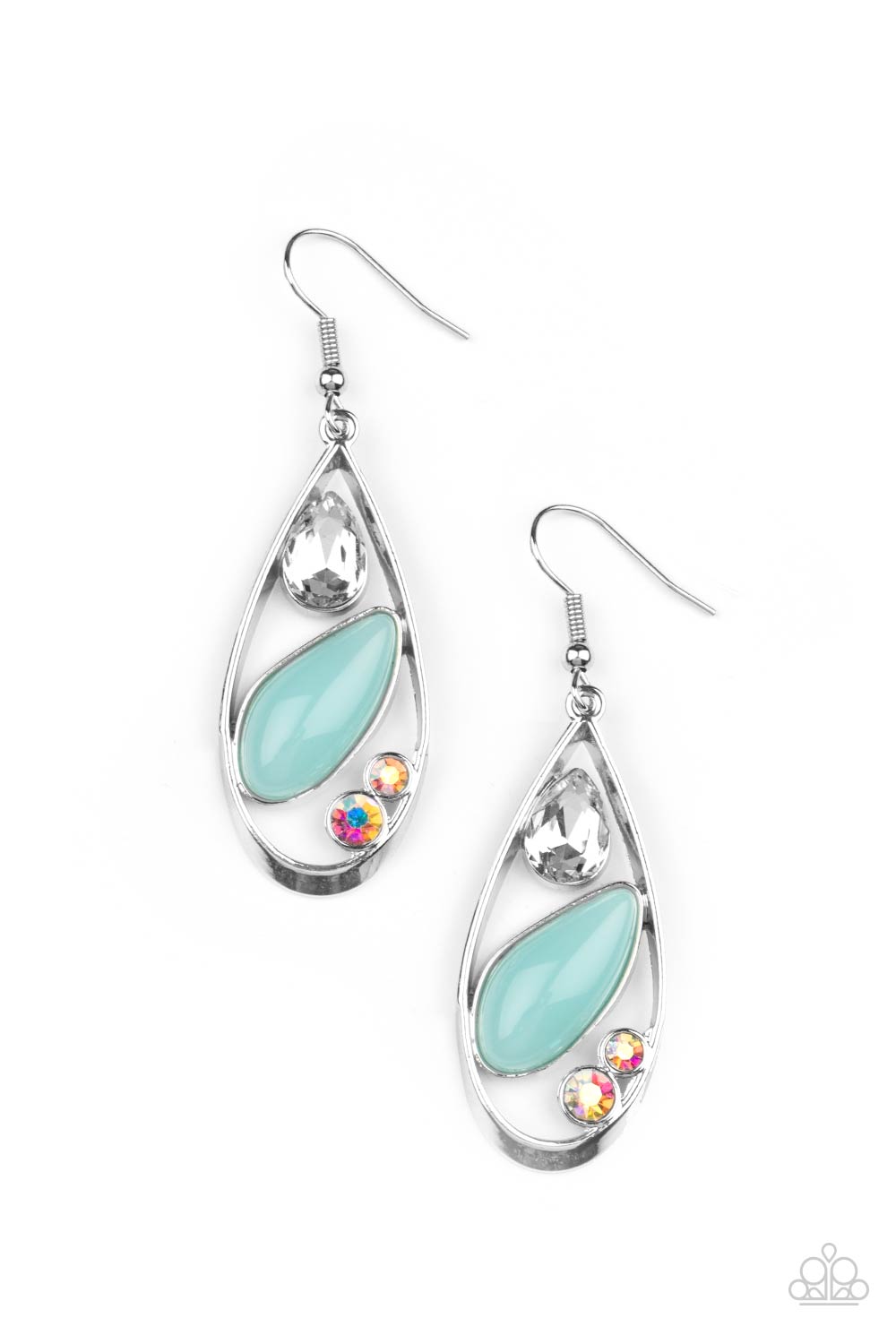 Harmonious Harbors - Blue Earrings - Paparazzi Accessories - Paparazzi Accessories 