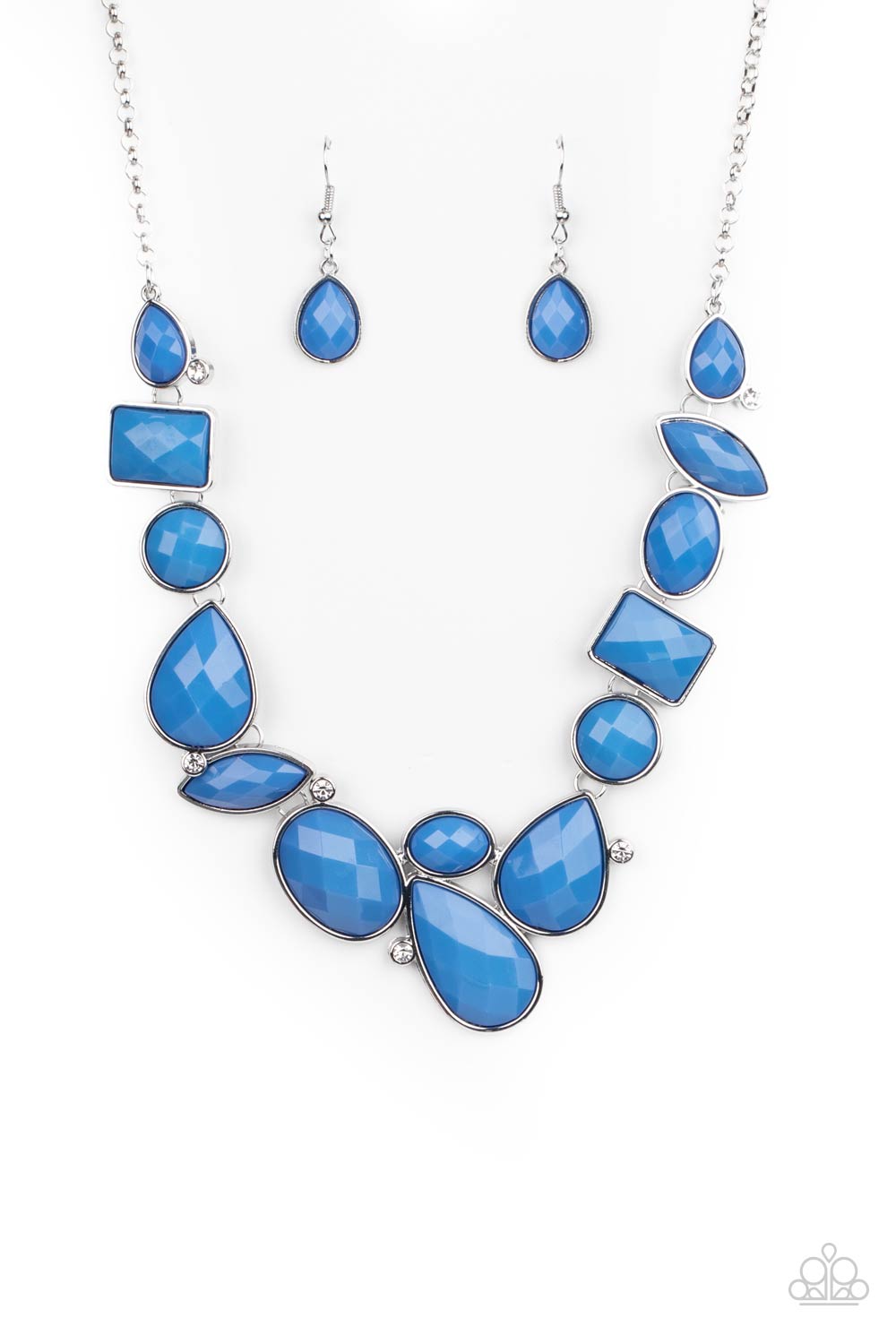 Mystical Mirage - Blue Necklace -Paparazzi Accessories - Paparazzi Accessories 