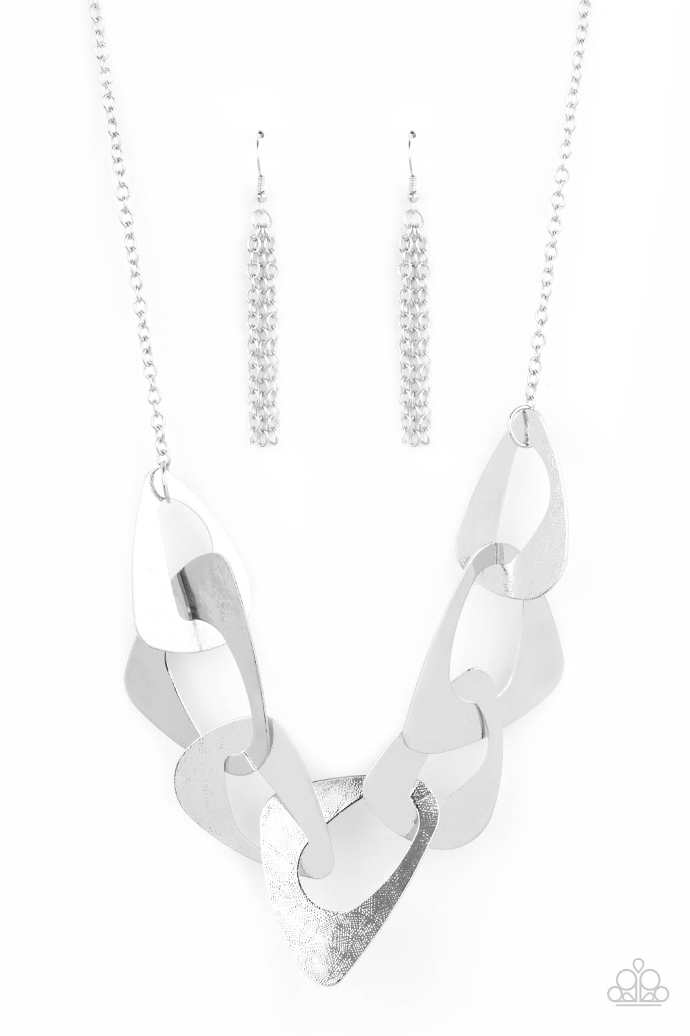 Guide To The Galaxy - Silver Necklace - Paparazzi Accessories - Paparazzi Accessories 
