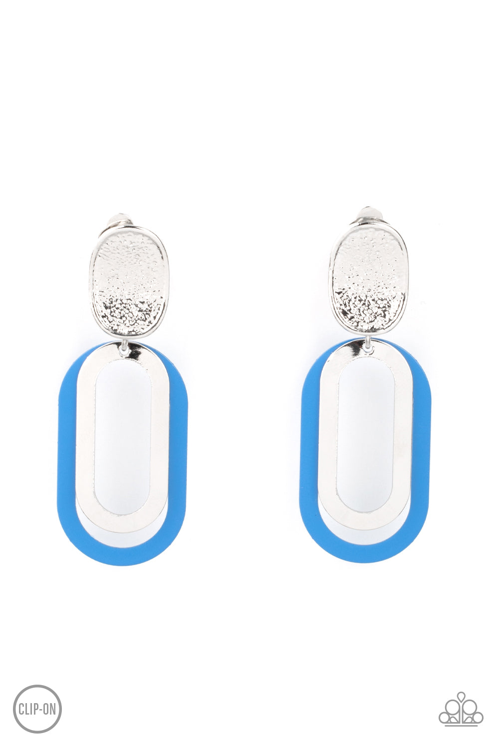 Melrose Mystery - Blue Earrings - Paparazzi Accessories - Paparazzi Accessories 