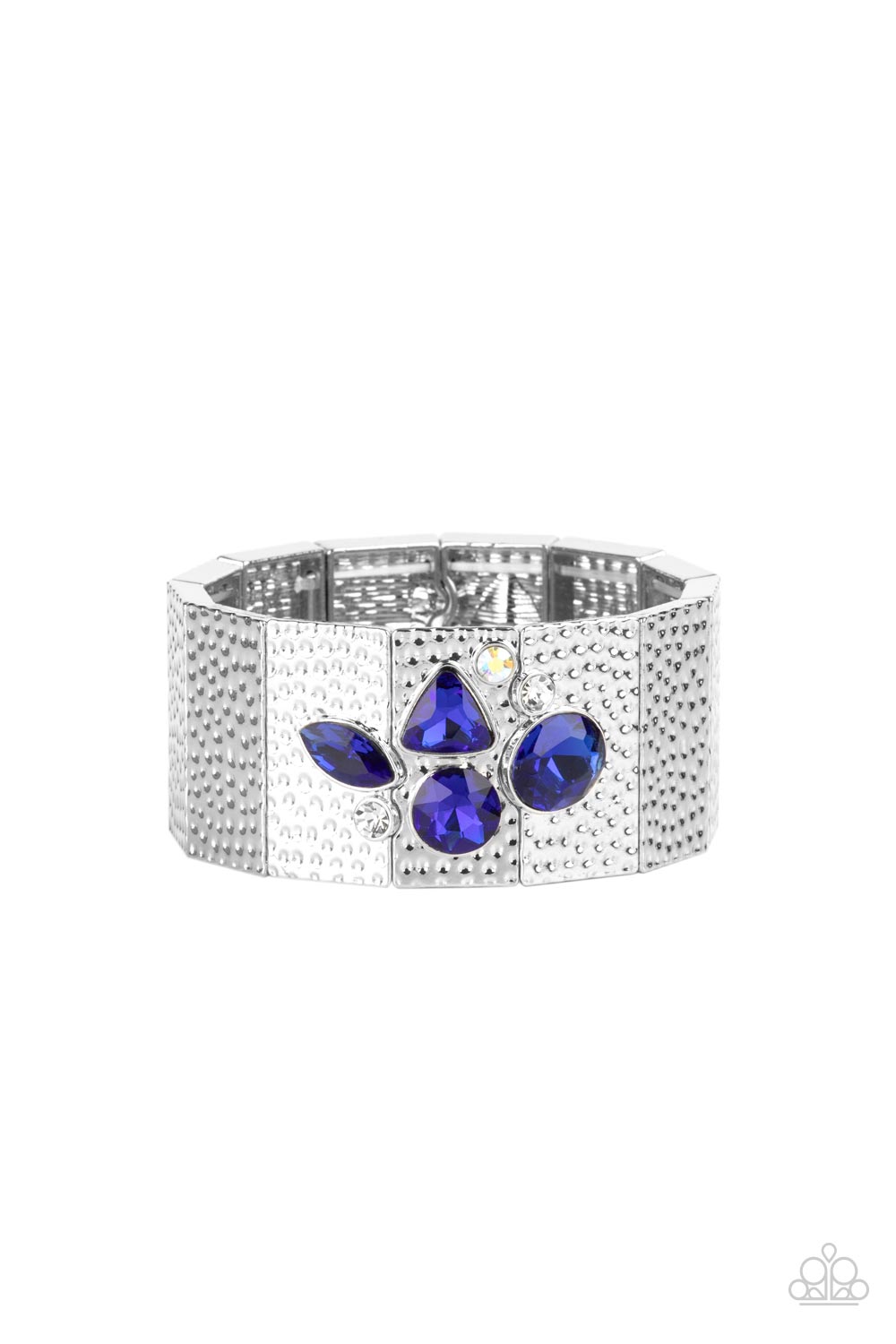 Flickering Fortune - Blue Bracelet - Paparazzi Accessories 