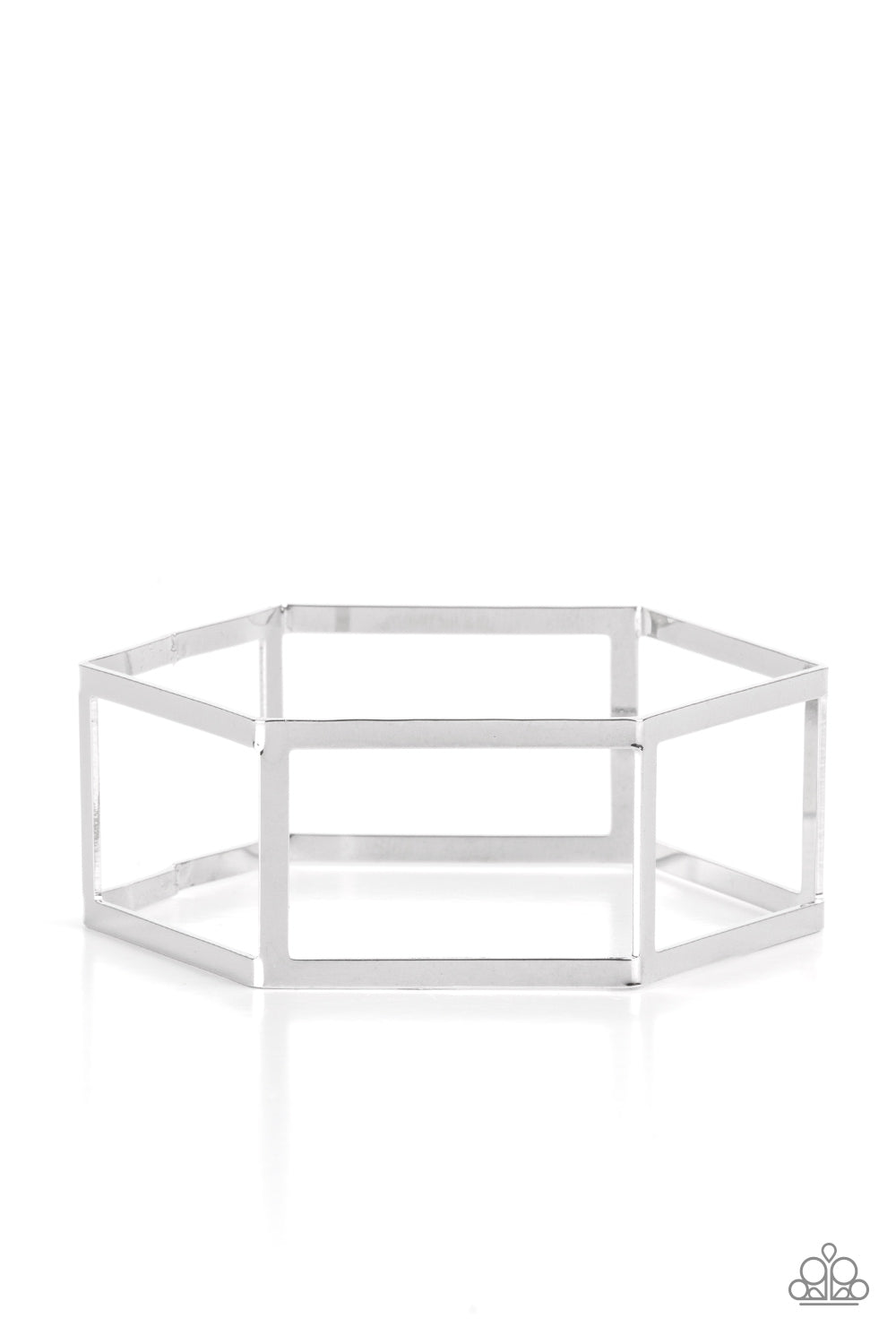 Gen HEX - Silver Bracelet- Paparazzi Accessories - Paparazzi Accessories 