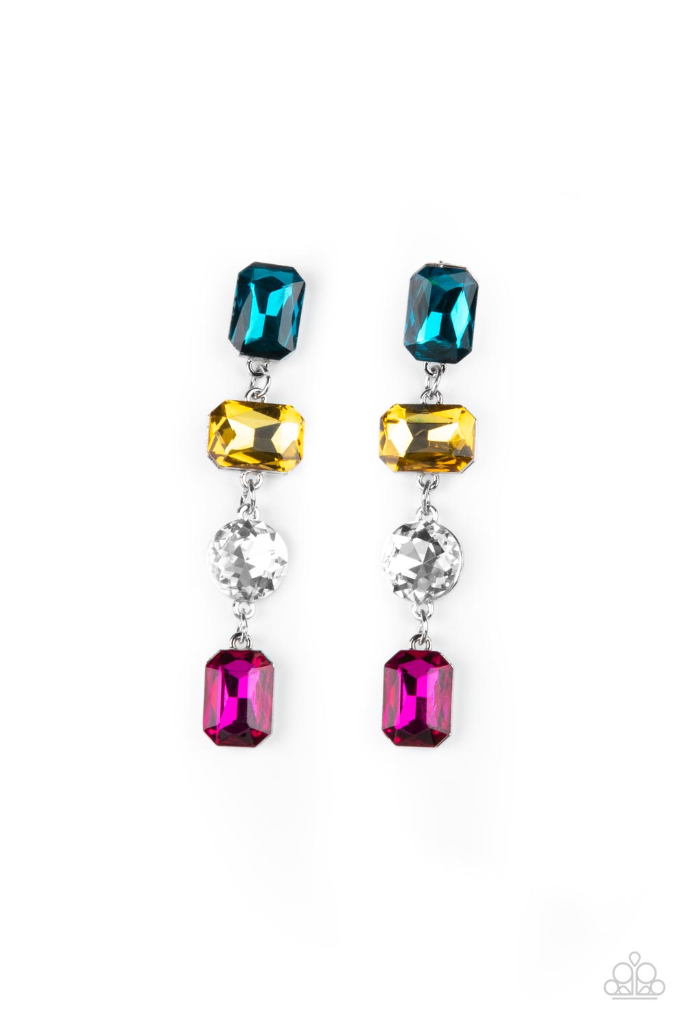 Cosmic Heiress - Multi  Earrings - Paparazzi Accessories - Paparazzi Accessories 
