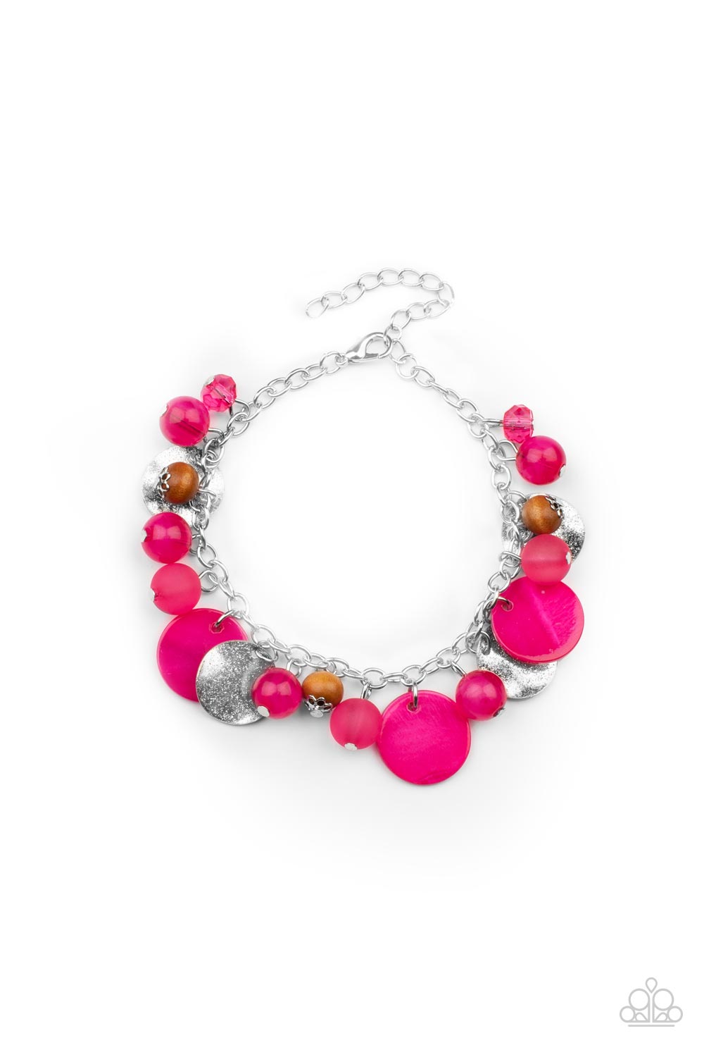 Springtime Springs - Pink Bracelet -  Paparazzi Accessories - Paparazzi Accessories 
