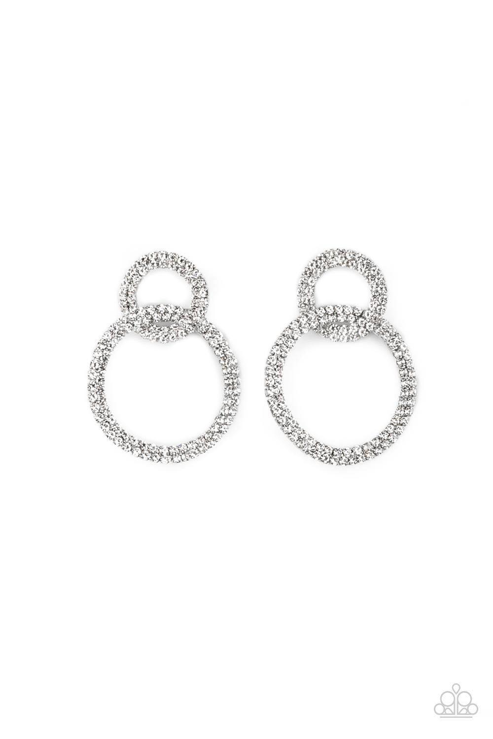 Intensely Icy - Black Earrings - Paparazzi Accessories - Paparazzi Accessories 
