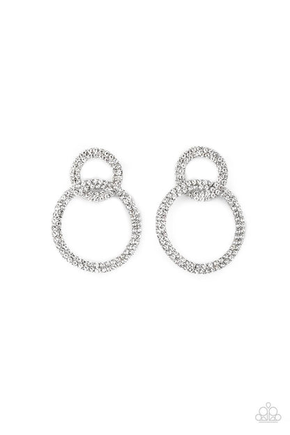 Intensely Icy - Black Earrings - Paparazzi Accessories - Paparazzi Accessories 