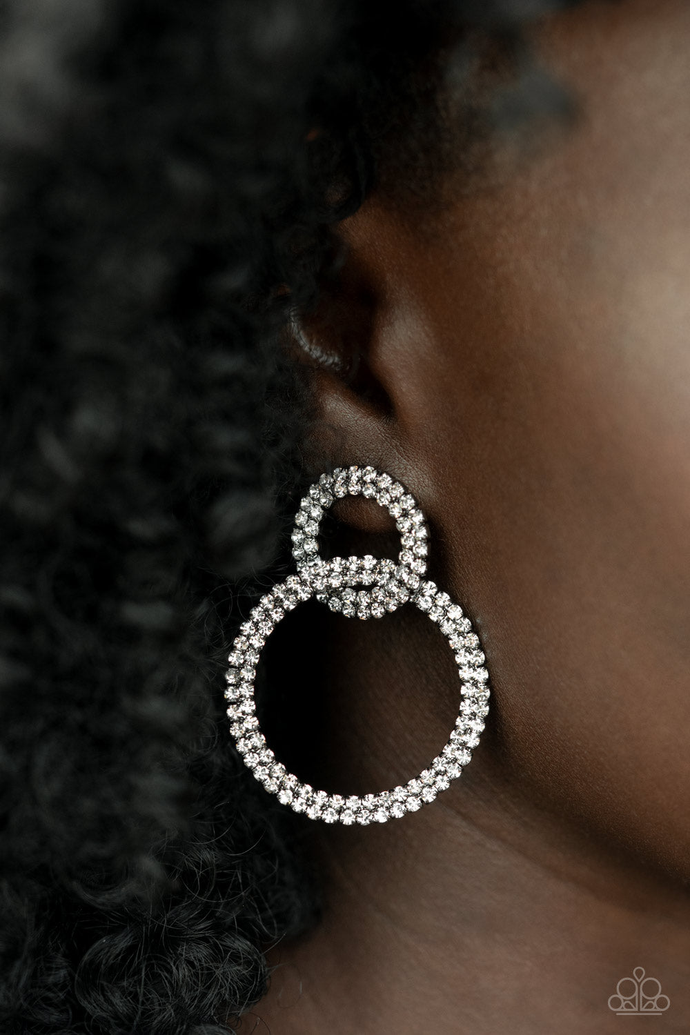 Intensely Icy - Black Earrings - Paparazzi Accessories - Paparazzi Accessories 