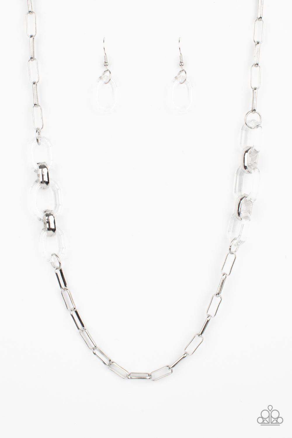 Have I Made Myself Clear? - White Necklace - Paparazzi Accessories 
