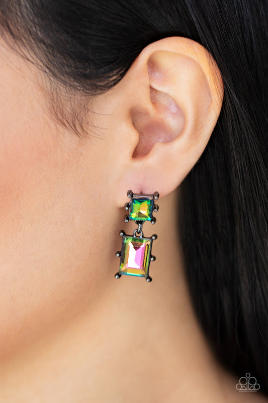 Cosmic Queen - Multi Earrings - Paparazzi Accessories 