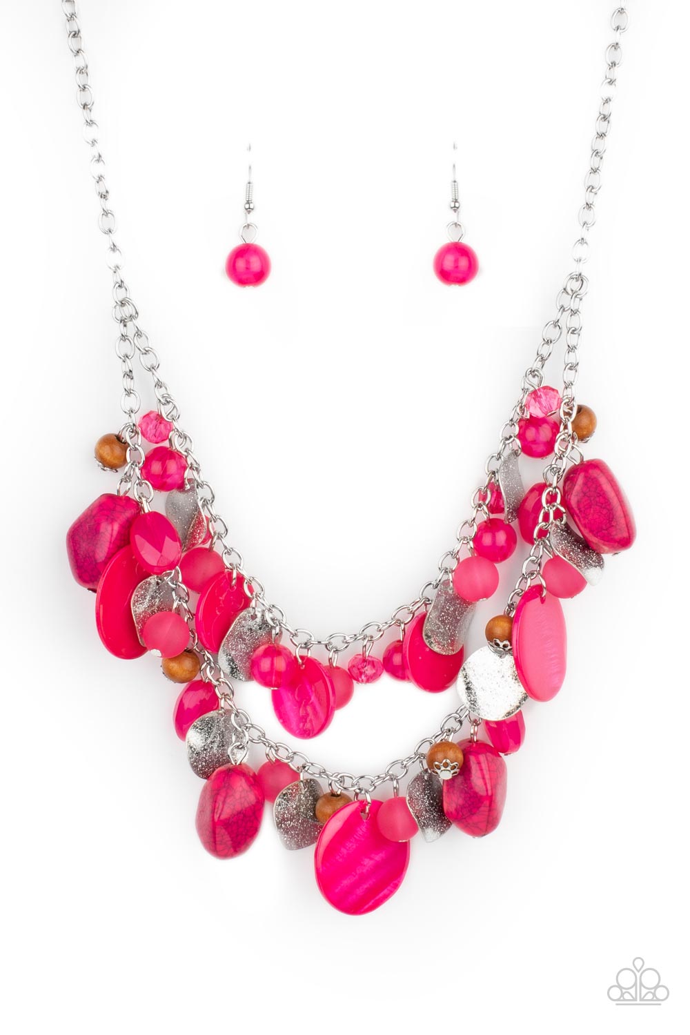 Spring Goddess - Pink Necklace - Paparazzi Accessories - Paparazzi Accessories 