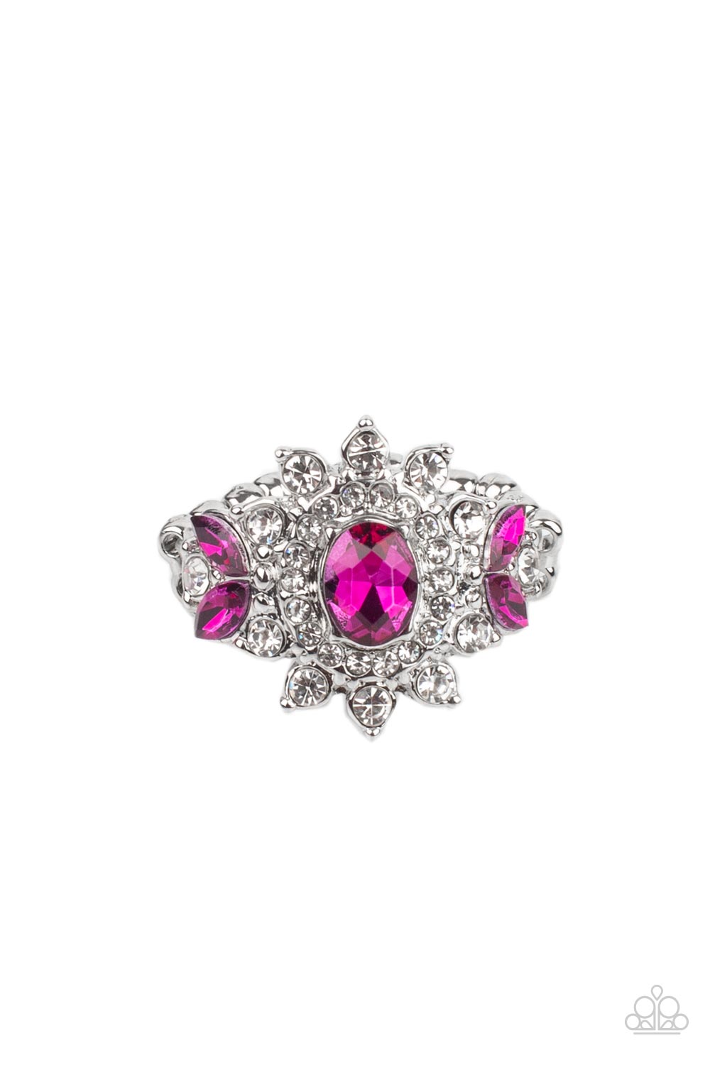 The Princess and The FROND - Pink Ring - Paparazzi Accessories - Paparazzi Accessories 
