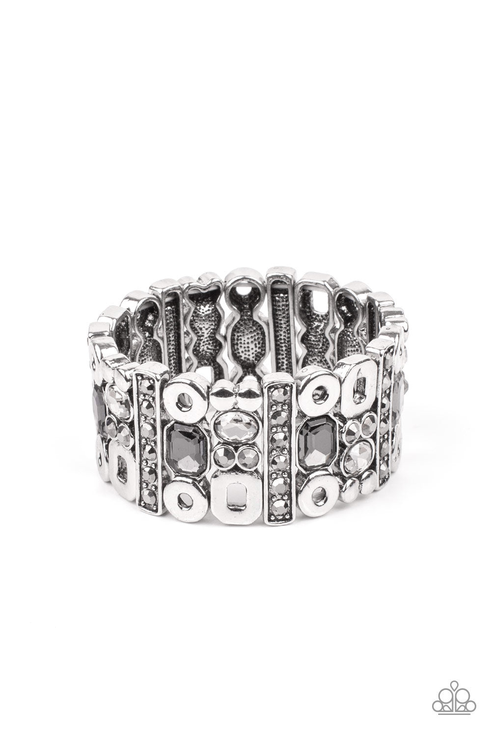 Dynamically Diverse - Silver Bracelet - Paparazzi Accessories - Paparazzi Accessories 