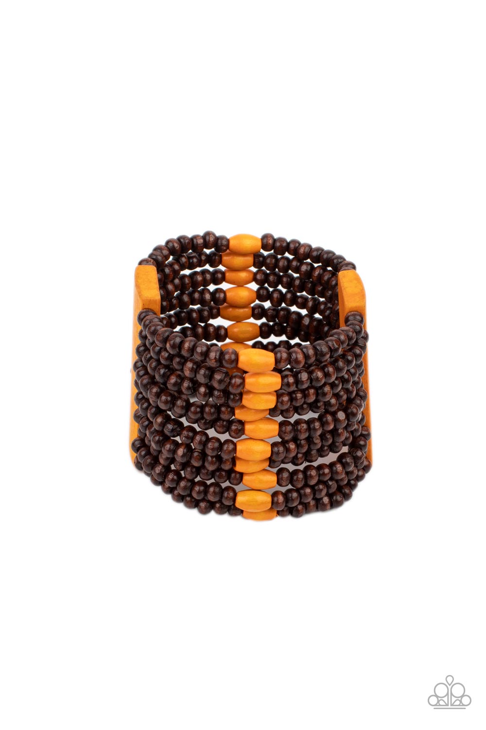 Tropical Trendsetter - Orange Bracelet - Paparazzi Accessories - Paparazzi Accessories 