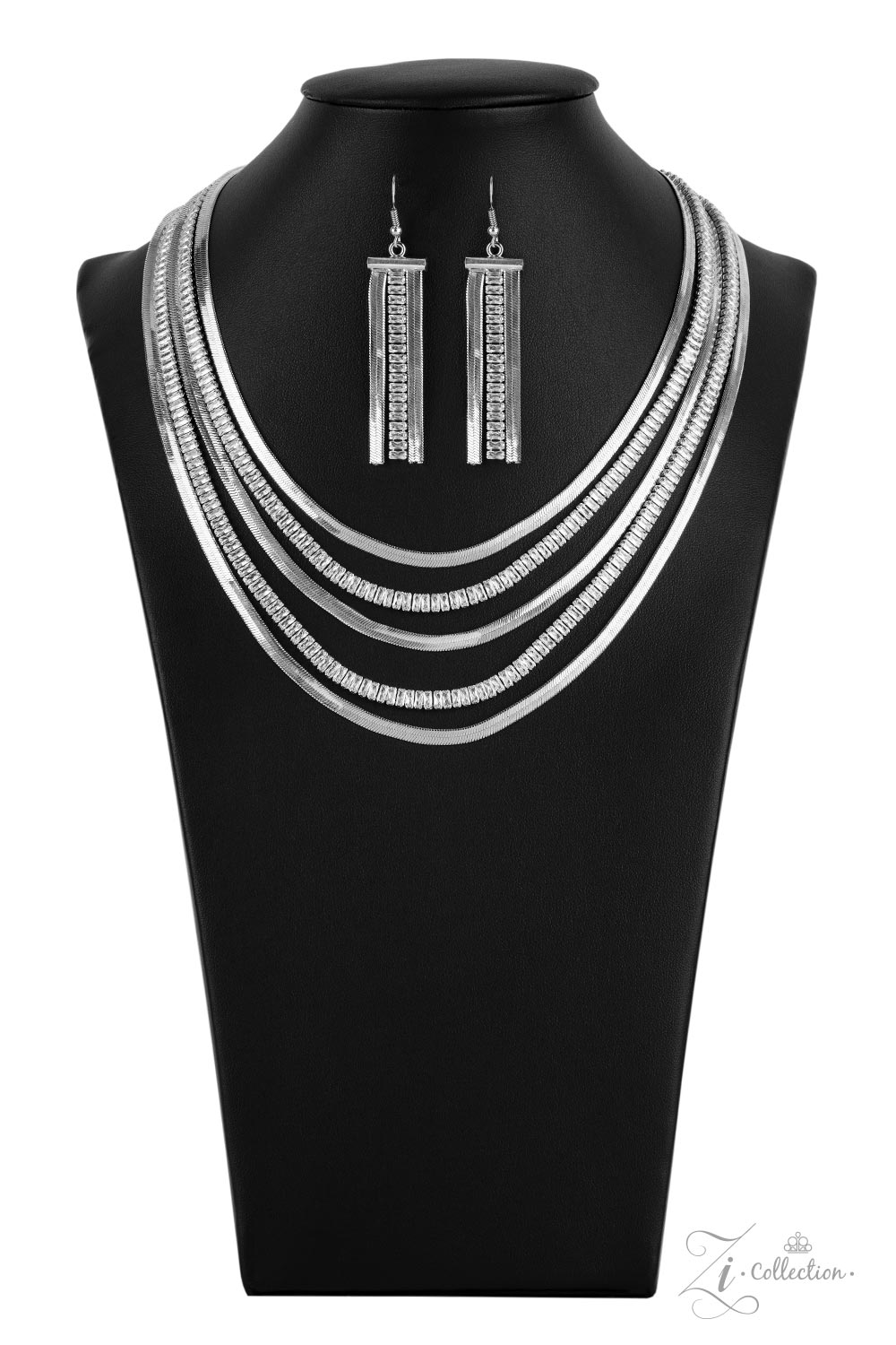 Persuasive- Rhinestone Necklace - 2021 Zi Collection - Paparazzi Accessories 