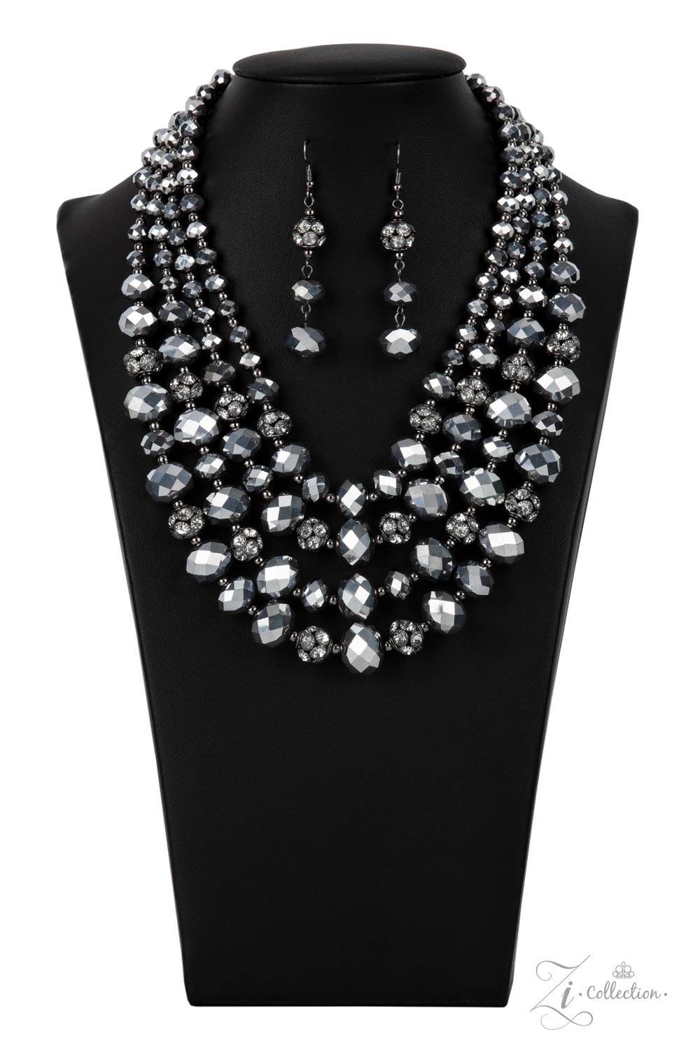 Influential Hematite Necklace  - 2021 Zi Collection - Paparazzi Accessories 