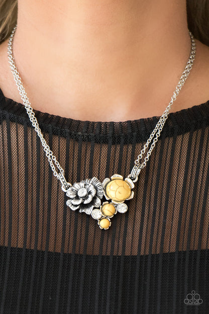 Desert Harvest Yellow Necklace - Paparazzi Accessories 