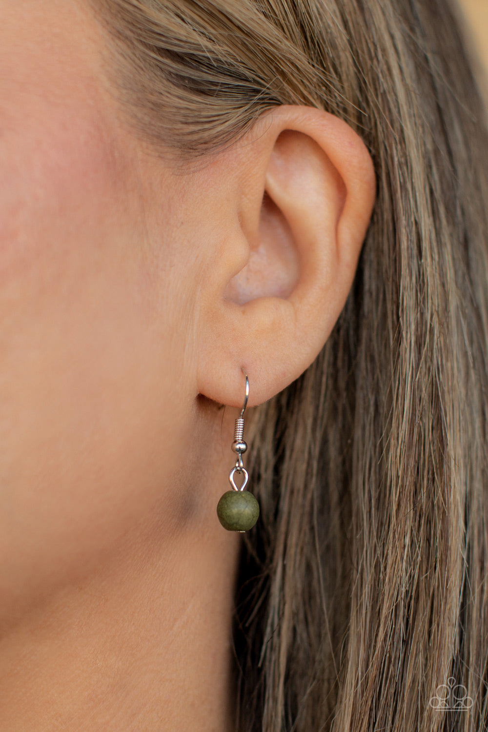 Sahara Suburb - Green Necklace - Paparazzi Accessories 