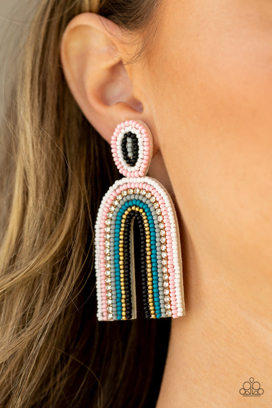 Rainbow Remedy - Multi Earrings -  Paparazzi Accessories - Paparazzi Accessories 