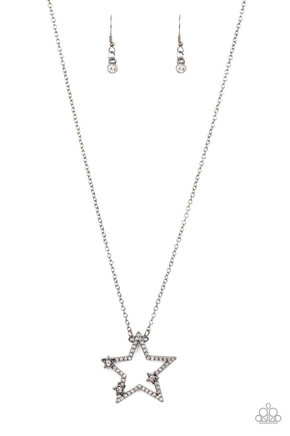 I Pledge Allegiance to the Sparkle - Black Necklace - Paparazzi Accessories 