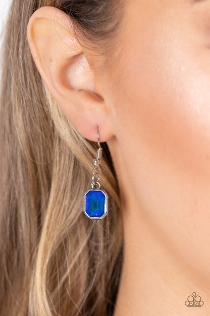 Divine IRIDESCENCE - Blue Necklace - Paparazzi Accessories 