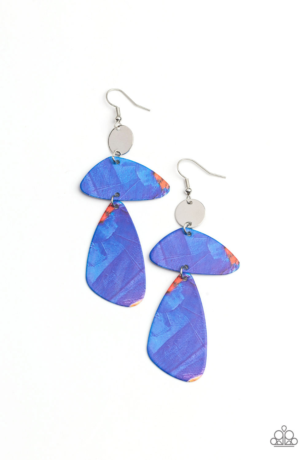 SWATCH Me Now - Blue Earrings - Paparazzi Accessories - Paparazzi Accessories 