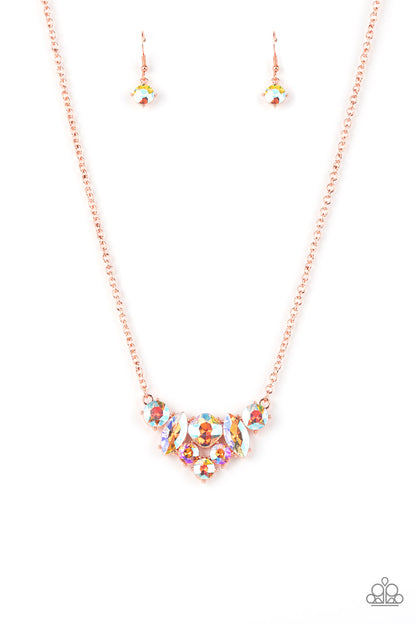 Lavishly Loaded - Copper Necklace - Paparazzi Accessories 