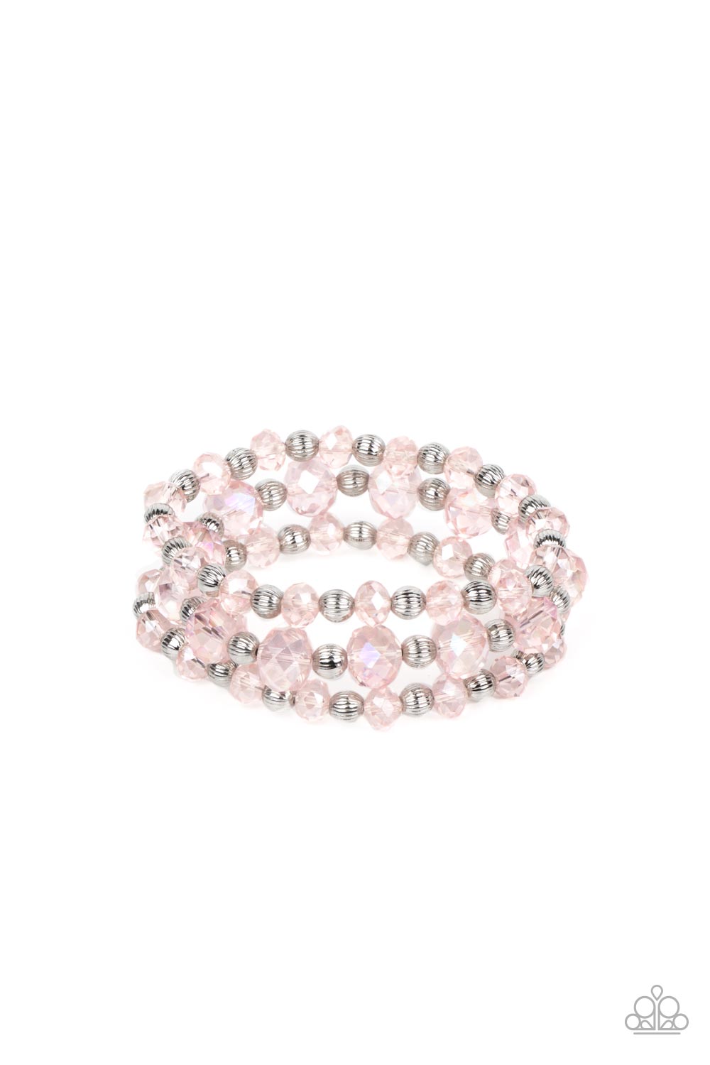 Eiffel Tower Tryst - Pink Bracelets - Paparazzi Accessories 